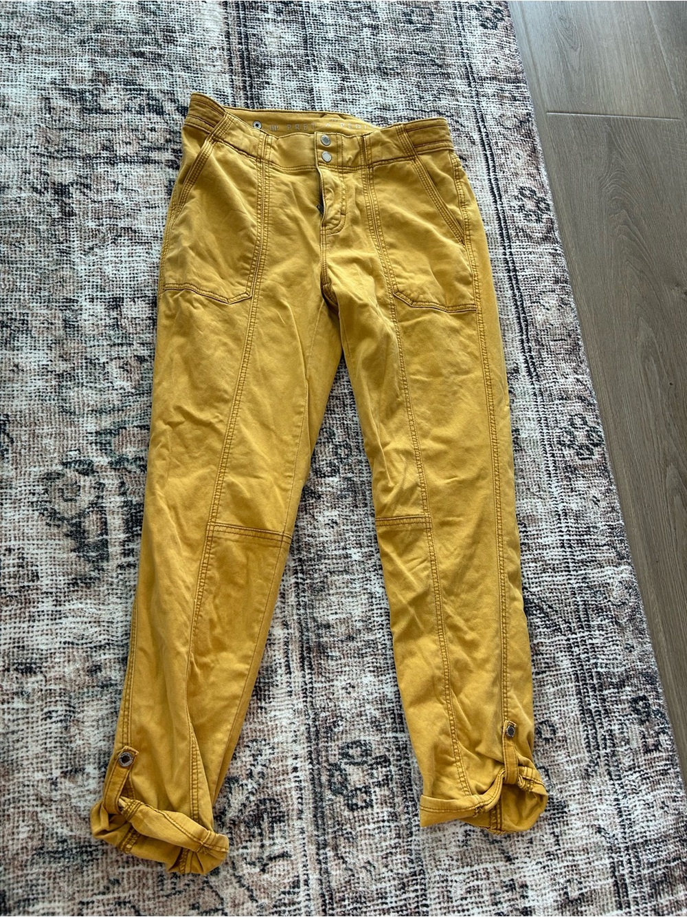 Mustard yellow White House black market pants